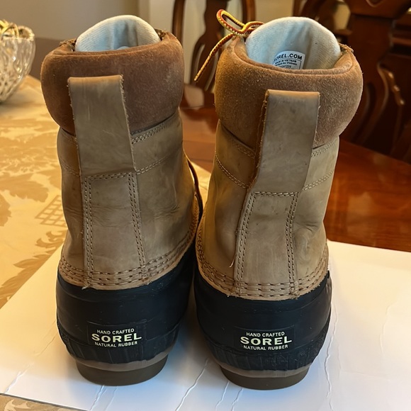 Men’s Sorel Cheyanne II Duck Boot Size 12 Like New - Picture 4 of 7